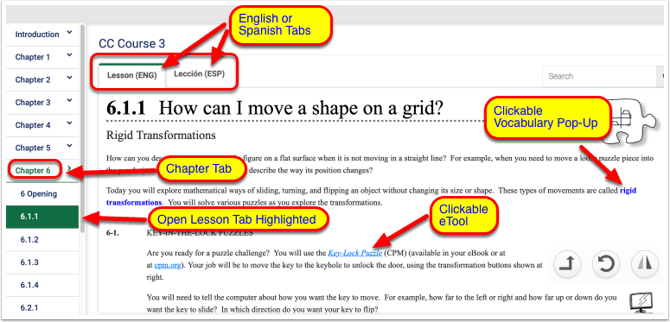 CPM eBooks - CC Course 3 Lesson 6.1.1