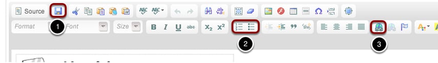 This is the top editing bar. The most important editing tools are highlighted.