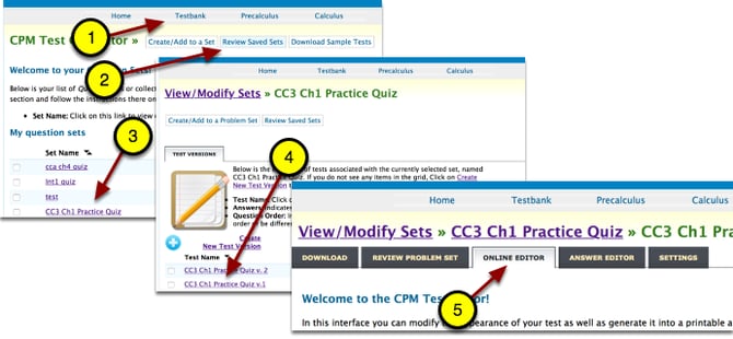 Online Editor: Navigate to it.