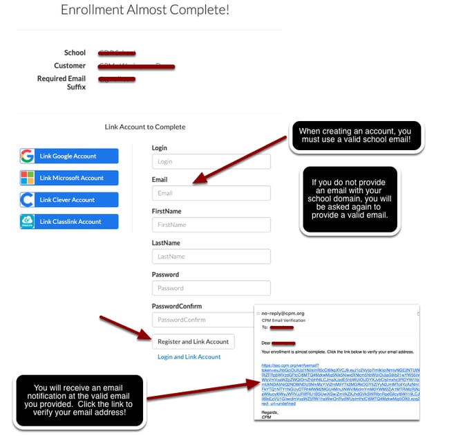 If you need to create an account in step 4 in the image above, follow these steps! &nbsp;(Otherwise, skip this!)