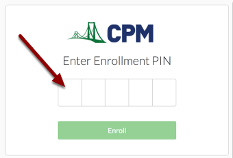 Your teacher will give you a 5 character pin number. 