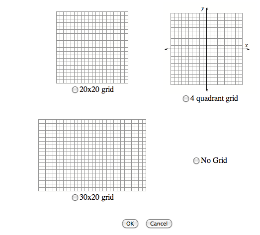 4. You can choose from these grids.