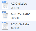8. The versions will be named as shown in the graphic below.
